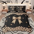 thumbnail image 1 of Castle Fairy Boys Girls Kawaii Bowknot Bedding Comforter Set 7pcs,Animal Leopard Print Queen Bedding Sets Super Cozy,Polka Dots Queen Sheet Sets,Luxury Bedroom Decor,Reversible, 1 of 8