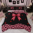 thumbnail image 1 of Castle Fairy Boys Girls Kawaii Bowknot Full Size Comforter Sets 3-Piece,Animal Leopard Print Bedding Comforter Set,Polka Dots Lightweight Bedding Sets,Luxury Bedroom Decor,Reversible, 1 of 8