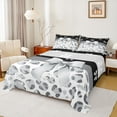 thumbnail image 1 of Castle Fairy Bow Leopard Glitter 4 Piece Bed Sheets King Size, 1 of 7