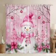 thumbnail image 1 of Castle Fairy Boys Girls Kawaii Xmas Flower Snowman Black Out Curtains,Merry Christmas Curtains Pack Of 2 (42X63 Each),Happy New Year Bedroom Curtains,Super Cozy Room Decor, 1 of 6