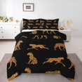 thumbnail image 1 of Castle Fairy Boys Girls Leopard Animal Twin Comforter Sets,Wildlife Cheetah Bedding Set, 1 of 8