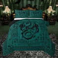 thumbnail image 1 of Castle Fairy Boys Girls Magical Dragon Full Size Comforter Sets,Gothic Style Bedding Sets, 1 of 8