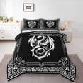 thumbnail image 1 of Castle Fairy Boys Girls Magical Dragon Twin Comforter Sets,Gothic Style Bedding Set, 1 of 8