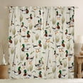 thumbnail image 1 of Castle Fairy Boys Girls Mallard Duck Blackout Curtains Set of 2 (52x84 Each),Fishing And Hunting Window Curtains,Jungle Animal Curtains and Drapes,Microfiber Bedroom Decor, 1 of 6