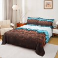 thumbnail image 1 of Castle Fairy Boys Girls Pixel Grid Miners 4 Pieces Queen Sheet Sets,Geometric Grid Patchwork Ultra Soft Flat Sheet,Gamepad Camouflage Queen Fitted Sheet,Luxury Bedroom Decor, 1 of 7