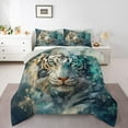 thumbnail image 1 of Castle Fairy Boys Girls Tiger Woodland Wildlife Bedding Comforter Set 2pcs,Abstract Graffiti Splash Twin Comforter Sets Microfiber,Woodland Animal Breathable Bedding Set,Ultra Soft Home Decor, 1 of 8