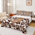 thumbnail image 1 of Castle Fairy Boys Girls Western Cowgirl Boots Hat Full Size Sheets 4-Piece,Cow Print Breathable Bed Sheets,Bohemian Tribal Aztec Lightweight Sheet Sets,Lightweight Room Decor, 1 of 7
