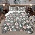 thumbnail image 1 of Castle Fairy Boys Girls Winter Snowflakes Bedding Comforter Set 2pcs,Merry Christmas Twin Comforter Sets Microfiber,Happy Xmas Breathable Bedding Set,Microfiber Bedroom Decor,Reversible, 1 of 8