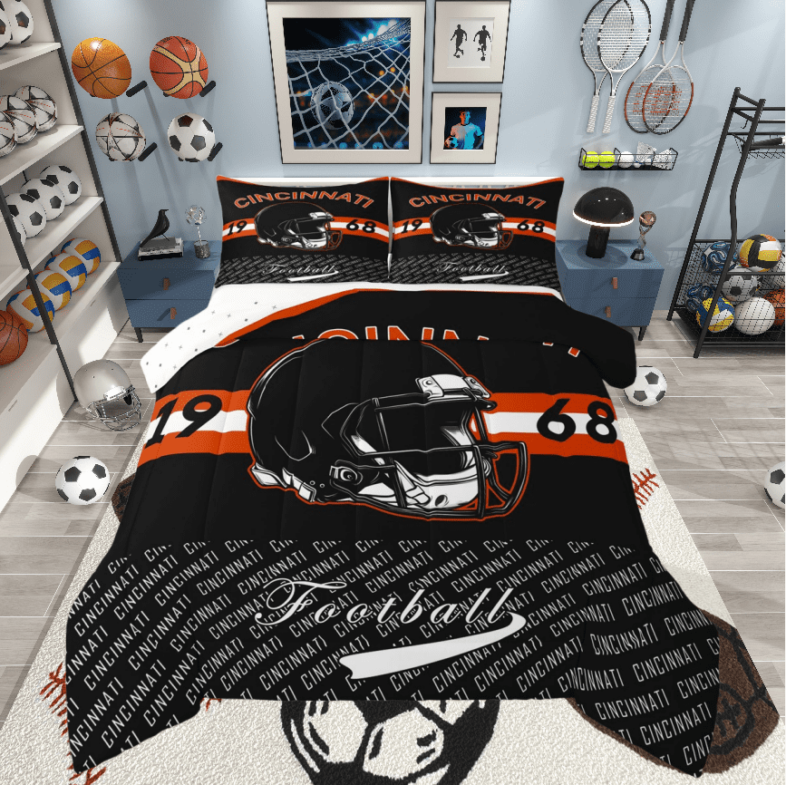 Castle Fairy Boys Sport Football 2pcs Bedding Comforter Set,Football