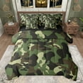 thumbnail image 1 of Castle Fairy Brown Green Camo Twin Bedding Sets 7-Piece for Kids Children Teens,Plaid Camouflage Bedding Comforter Set Microfiber,Abstract Geometric Breathable Sheet Sets,Super Cozy Room Decor, 1 of 8