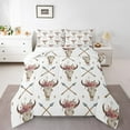 thumbnail image 1 of Castle Fairy Bull Skull Bedding Comforter Set 2pcs for Boys Girls,Western Theme Twin Comforter Sets Microfiber,Bohemian Boho Breathable Bedding Set,Lightweight Room Decor,Reversible, 1 of 8