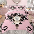 thumbnail image 1 of Castle Fairy Bull Skull Twin Comforter Sets,Tribal Aztec Bedding Set, 1 of 8