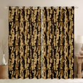 thumbnail image 1 of Castle Fairy Camouflage Curtains Pack of 2 (42x84 Each),Vintage Camo Curtains Blackout, 1 of 6