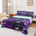 thumbnail image 1 of Castle Fairy Car Bed Sheets for Kids Children Teens,Sport King Sheets, 1 of 7