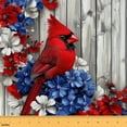 thumbnail image 1 of Castle Fairy Cardinal Bird Fabric by the Yard 5 Yards for Teenagers,Rustic Flowers Fabric for Sewing,Festival Xmas Home Decor Fabric by the Yard,Breathable Home Decor, 1 of 6
