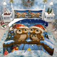 thumbnail image 1 of Castle Fairy Cartoon Animal Owl Boy Girl Full Size Comforter Sets 3-Piece,Merry Christmas Bedding Comforter Set,Happy New Year Lightweight Bedding Sets,Luxury Bedroom Decor,Reversible, 1 of 8