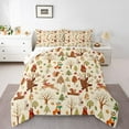 thumbnail image 1 of Castle Fairy Cartoon Bear Deer Squirrel Fox 3 Pieces Queen Comforter Set for Preppy Child,Merry Christmas Ultra Soft Bedding Sets,Happy Xmas Bedding Comforter Set Breathable,Ultra Soft Home Decor, 1 of 8