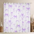 thumbnail image 1 of Castle Fairy Cartoon Bow Knot Black Out Curtains for Girls Teens,Love Heart Print Curtains Pack Of 2 (42X63 Each),Dreamy Princess Bedroom Curtains,Geometric Stripes Bedroom Decor, 1 of 6