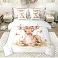 thumbnail image 1 of Castle Fairy Cartoon Deer Twin Bedding Sets 7-Piece for Preppy Child,Kawaii Jungle Animal Bedding Comforter Set Microfiber,Floral Flowers Butterflies Breathable Sheet Sets,Microfiber Bedroom Decor, 1 of 8