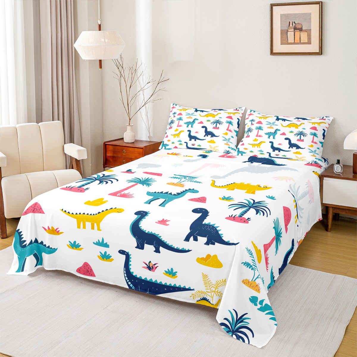 Dinosaur Twin Fitted Sheet