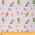 thumbnail image 1 of Castle Fairy Cartoon Dragon Fabric by the Yard 5 Yard,Starry Sky Sewing Fabric,Kawaii Animal Fabric for Sewing,Breathable Cute Home Decor, 1 of 6