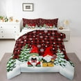 thumbnail image 1 of Castle Fairy Gnome Tree Christmas Comforter Set, Full, 3-Piece, 1 of 8
