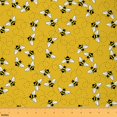 thumbnail image 1 of Castle Fairy Cartoon Honeybee Fabric by the Yard 10 Yard,Black Yellow Room Decor Fabric by the Yard,Kawaii Animal Sewing Fabric,Ultra Soft Cute Home Decor, 1 of 6