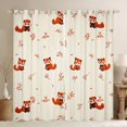thumbnail image 1 of Castle Fairy Cartoon Red Panda Curtains Pack of 2 (42x84 Each),Leaves Curtains Blackout, 1 of 6