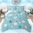 thumbnail image 1 of Castle Fairy Cartoon Stars Print Bedding Comforter Set 2pcs for Kids Children Teens,Dreamy Princess Twin Comforter Sets Microfiber,Blue White Breathable Bedding Set,Breathable Home Decor,Reversible, 1 of 8