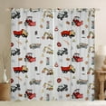thumbnail image 1 of Castle Fairy Cartoon Tractor Black Out Curtains for Kids,Equipment Car Curtains Pack of 2 (42x63 Each),Car Theme Bedroom Curtains,Breathable Home Decor, 1 of 6