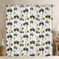 thumbnail image 1 of Castle Fairy Cartoon Truck Blackout Curtains Set of 2 (52x84 Each),Construction Vehicles Window Curtains,Tractor Excavator Curtains and Drapes,Breathable Kawaii Home Decor, 1 of 6
