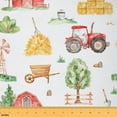thumbnail image 1 of Castle Fairy Cartoon Truck Fabric by the Yard 1 Yard for Kids,Rustic Farmhouse Home Decor Fabric by the Yard,Kawaii Cottage Room Decor Fabric by the Yard,Luxury Bedroom Decor, 1 of 6