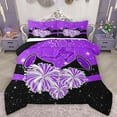 thumbnail image 1 of Castle Fairy 2-Piece Twin Size Comforter Set - Cheerleader Sports Print, 1 of 8