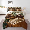 thumbnail image 1 of Castle Fairy Cheetah Animal Queen Comforter Set,Old Fashion Bedding Comforter Set, 1 of 8