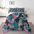 thumbnail image 1 of Castle Fairy Cheetah Print Queen Comforter Set,Leopard Print Bedding Comforter Set, 1 of 8