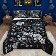 thumbnail image 1 of Castle Fairy Chic Floral Flowers Full Size Comforter Sets 3-Piece for Female Men Women,Flying Butterfly Bedding Comforter Set,Retro Vintage Aesthetic Lightweight Bedding Sets,Ultra Soft Home Decor, 1 of 8