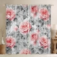 thumbnail image 1 of Castle Fairy Chic Flower Blackout Curtains Set of 2 (52x84 Each) for Teens Women Men,Vintage Rustic Flower Window Curtains,Botanical Plants Curtains and Drapes,Breathable Home Decor, 1 of 6