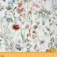 thumbnail image 1 of Castle Fairy Chic Flower Fabric by the Yard 1 Yard for Teens,Spring Graden Home Decor Fabric by the Yard,Botanical Plants Room Decor Fabric by the Yard,Lightweight Room Decor, 1 of 6