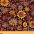 thumbnail image 1 of Castle Fairy Chic Flower Fabric by the Yard 10 Yards for Teens,Exotic Style Room Decor Fabric by the Yard,Bohemian Theme Fabric for Sewing,Super Cozy Room Decor, 1 of 6