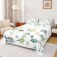 thumbnail image 1 of Castle Fairy Child Boys Girls Kawaii Animal Dino Twin Sheet Sets,Cute Dinosaur Bedding, 1 of 7