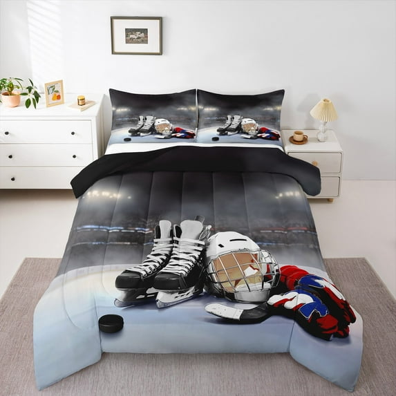 Castle Fairy Child Teens Baseball Twin Comforter Sets,Sport Game Bedding Set