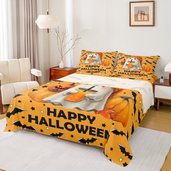 Castle Fairy 4-Piece King Sheet Set - Ghost, Halloween