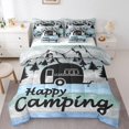 thumbnail image 1 of Castle Fairy Children Happy Camping 7pcs Bedding Comforter Set,RV Car Queen Bedding Sets Super Cozy,Lodge Cabin Queen Sheet Sets,Super Cozy Room Decor, 1 of 8