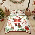 thumbnail image 1 of Castle Fairy Children Santa Claus 7-Piece Twin Bedding Sets,Christmas Snowman Bedding Comforter Set,Xmas Gifts Breathable Sheet Sets,Lightweight Room Decor, 1 of 8