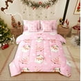 thumbnail image 1 of Castle Fairy Children Santa Claus 7-Piece Twin Bedding Sets,Christmas Tree Bedding Comforter Set,Happy New Year Breathable Sheet Sets,Breathable Home Decor, 1 of 8