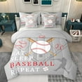 thumbnail image 1 of Castle Fairy 7-Piece Baseball Twin Bedding Comforter Set, 1 of 8