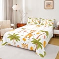 thumbnail image 1 of Castle Fairy Children Teens Kawaii Giraffe Twin Sheet Sets,Cartoon Woodland Animal Bedding, 1 of 7