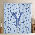 thumbnail image 1 of Castle Fairy Children Teens Monogrammed Letter Initial Y Black Out Curtains,Kawaii Blue Bow Curtains Pack Of 2 (42X63 Each),Dreamy Princess Bedroom Curtains,Super Cozy Room Decor, 1 of 6