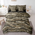 thumbnail image 1 of Castle Fairy Children Vintage Camo Bedding Comforter Set,Camouflage King Bedding Sets, 1 of 8