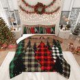 thumbnail image 1 of Castle Fairy Christmas Tree 2pcs Bedding Comforter Set for Teenagers,Geometric Plaid Twin Comforter Sets,Lodge Cabin Breathable Bedding Set,Super Cozy Room Decor, 1 of 8